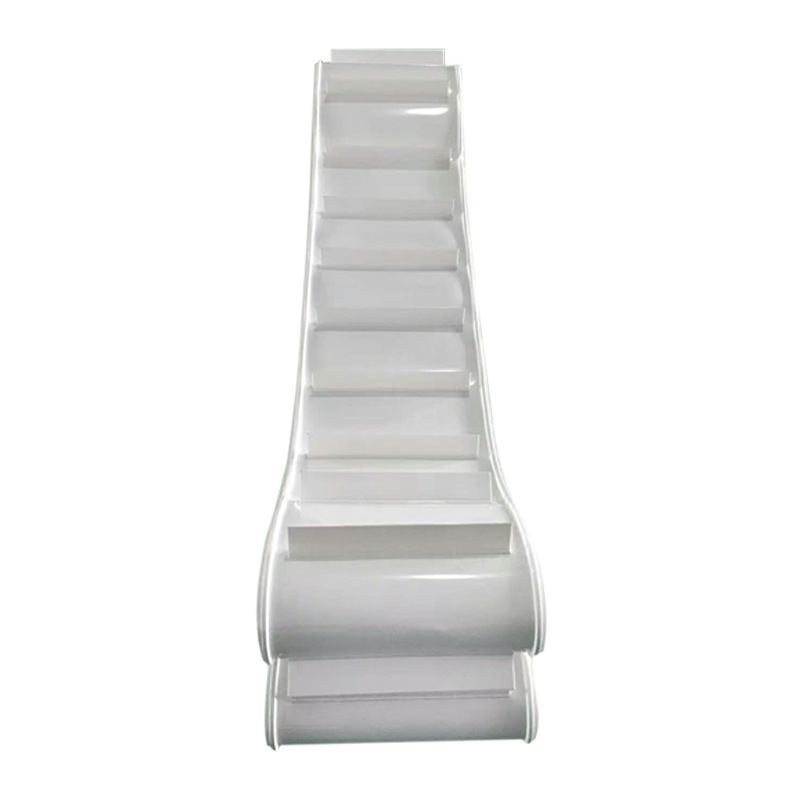 Băng Tải Pu Trắng Gắn Gân Bèo